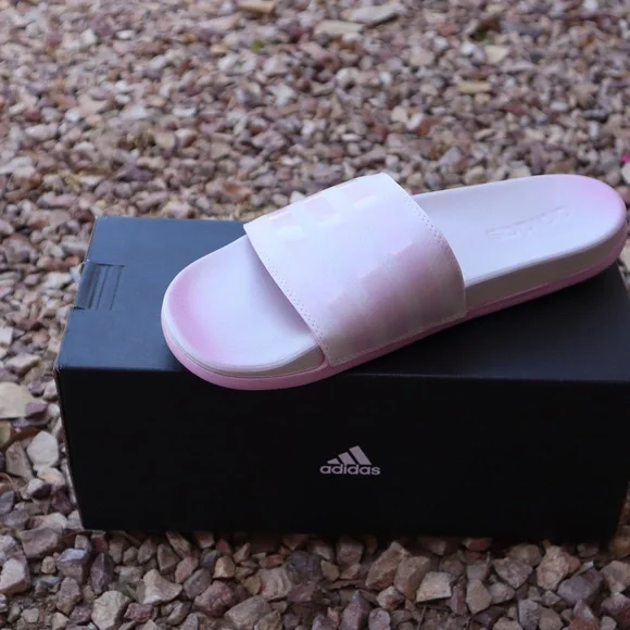 Adidas Women's Adilette Comfort Slide Sandal - Picture 5 of 6